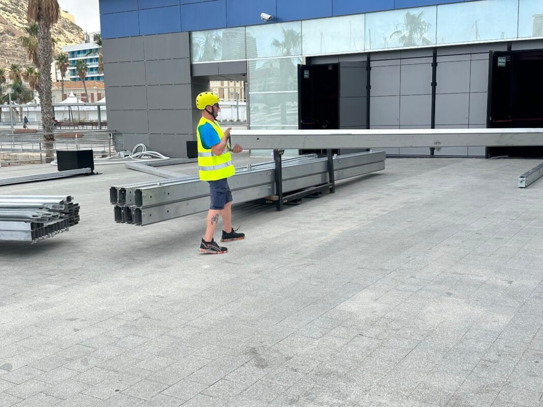 Carpa a 2 aguas casino 15x15m 