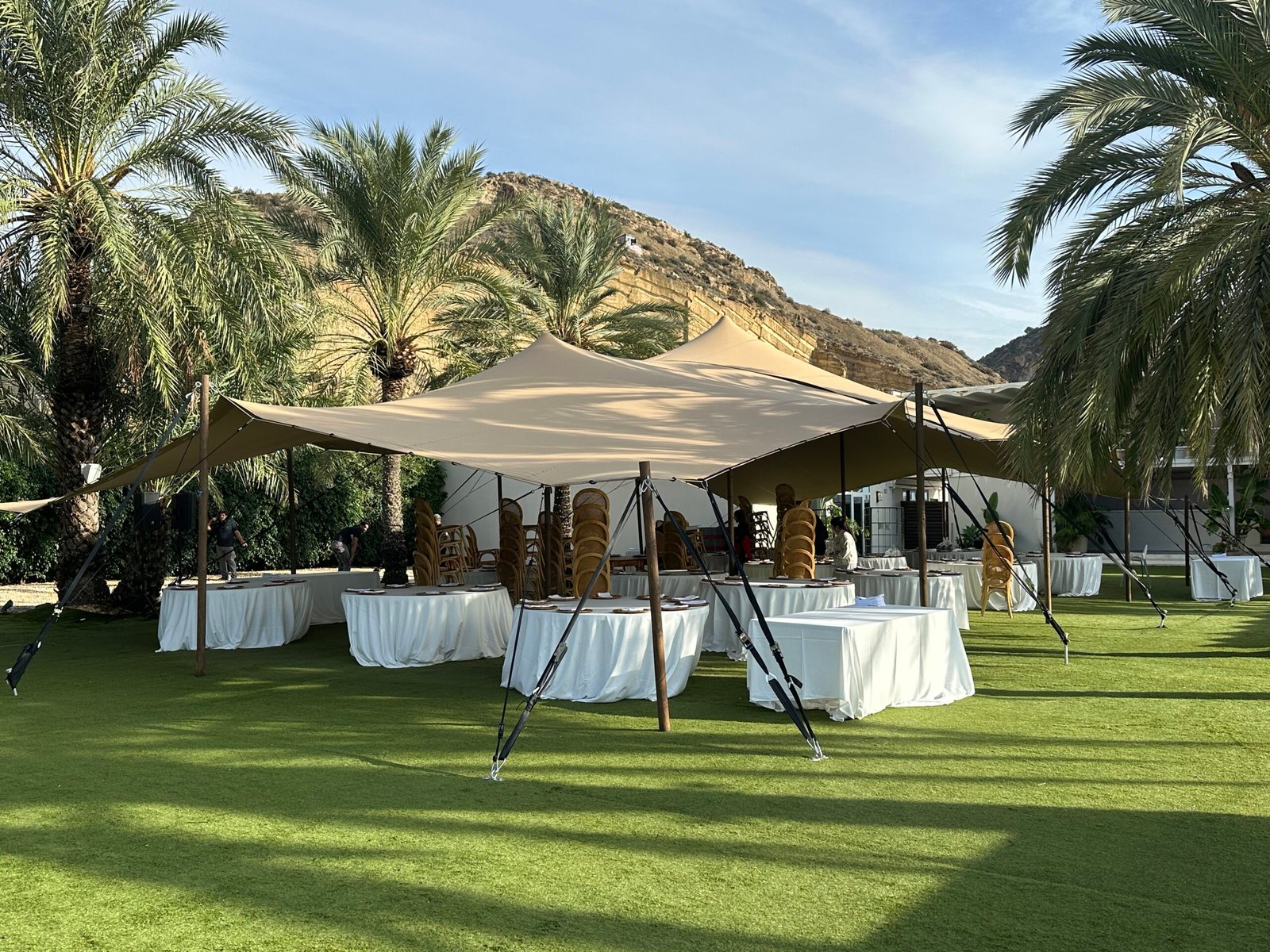 carpa beduina Y CARPA A 2 AGUAS